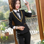 Women's Formal Office Work Pant Suits, Business Lady Uniform, Female - Image 5