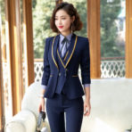 Women's Formal Office Work Pant Suits, Business Lady Uniform, Female - Image 4