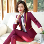 Women's Formal Office Work Pant Suits, Business Lady Uniform, Female