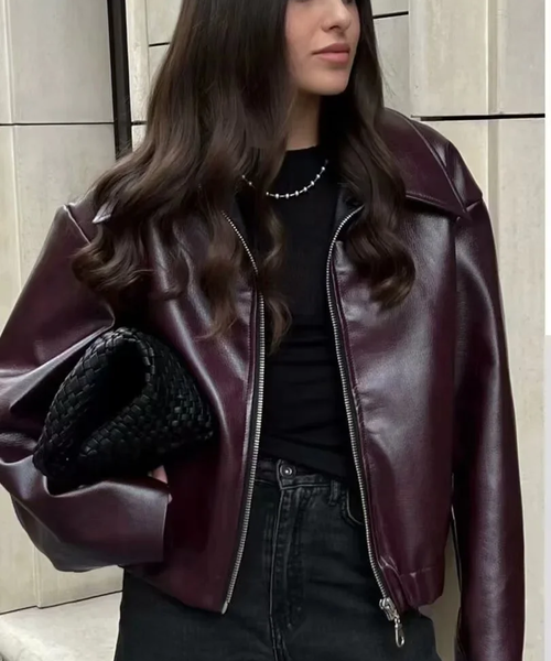 2024 New Leaher Jackets Women's Jaqueta Feminina Streetwear ins