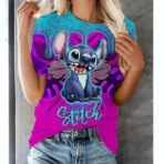 Women T-Shirts Disney Mickey Mouse Print Summer Girls Kawaii Female T - Image 4