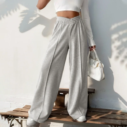 Europe and The United States Leisure Elastic V High Waist Splicing