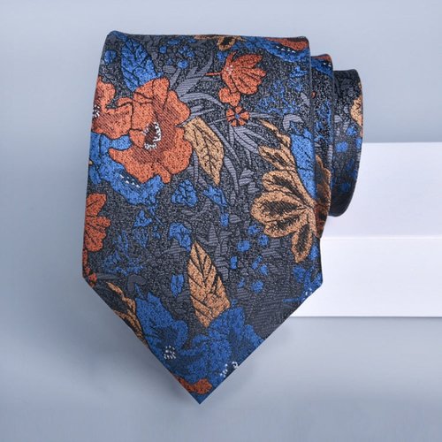Men Formal Casual Business Floral Tie Clothing Accessories, Style: