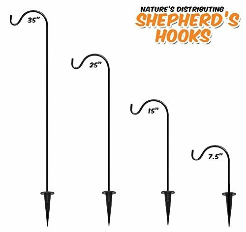 Shepherd's Hooks Garden Stakes -Set of 4